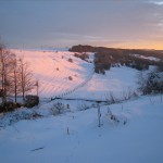 Tresham Valley in the Snow